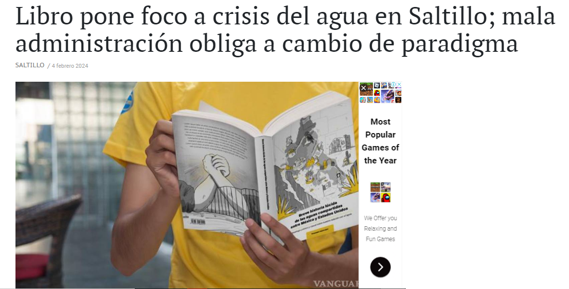 Vanguardia Más pozos no es la solución